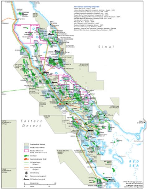 Egypt: Gulf of Suez oil and gas blocks | African Energy