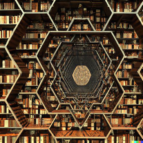 DALL-E 2 Library of Babel — Derek Philip Au