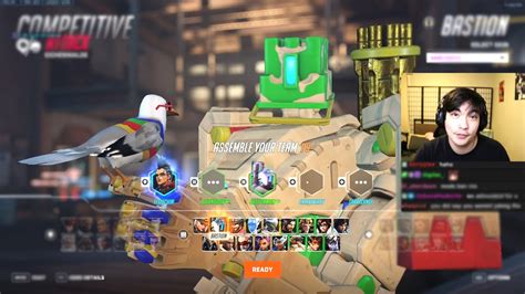 BASTIONMAIN SHOWS HIS BASTION GAMEPLAY - OVERWATCH 2 TOP 500 SEASON 8 ...