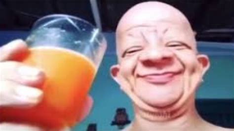 Bald guy drinking orange juice meme #1 - YouTube