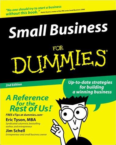 Small Business for Dummies by Eric Tyson — Reviews, Discussion ...