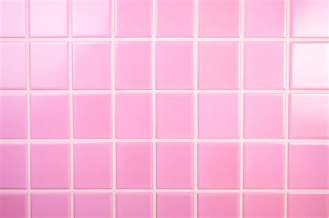 Premium Photo | Pink Tile Wall Chequered Background Bathroom