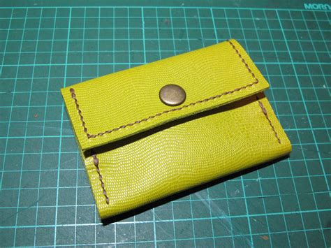 Making a leather coin purse part 2 | Leather coin purse, Coin purse ...