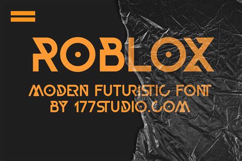 Roblox Font by 177Studio · Creative Fabrica