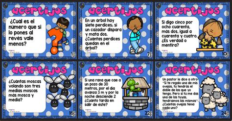 Acertijos fáciles de matemáticas para niños de primaria - Imagenes Educativas