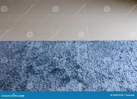 Blue Carpet Softness Texture Decoration Floor Interior Stock Photo - Image of cover, smooth ...