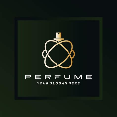 Luxury perfume bottle logo design, illustration for cosmetics, beauty, salon, company products ...