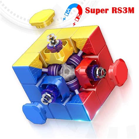 Rubik Cube Moyu Super RS3M 2022 Maglev 3x3 Magnetic Ball Core Magic Cube Stickerless | Shopee ...