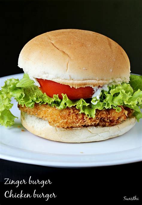 Chicken burger recipe | Zinger burger recipe | KFC style chicken burger