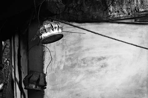Mohan L. Mazumder - Urban Lamp Shades, Black and White Photography by Indian Artist “In Stock ...