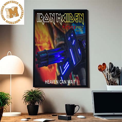 Iron Maiden The Future Past Tour 2023 Heaven Can Wait Home Decor Poster Canvas - Mugteeco