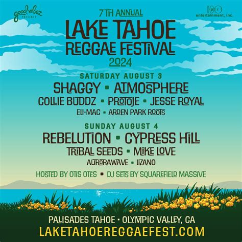 Lake Tahoe Reggae Fest 2024 Tickets - Liv Yolanda