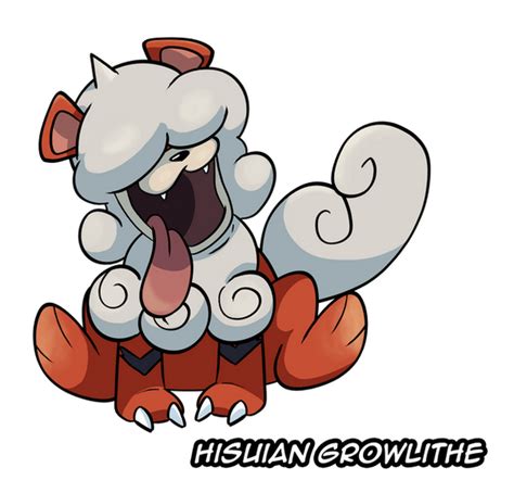 Hisuian Growlithe by Winter-Freak on DeviantArt