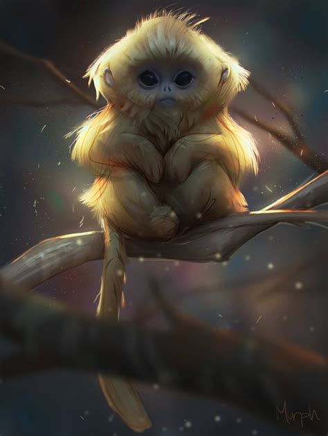 I painted a cute cuddly killer monkey : r/pics