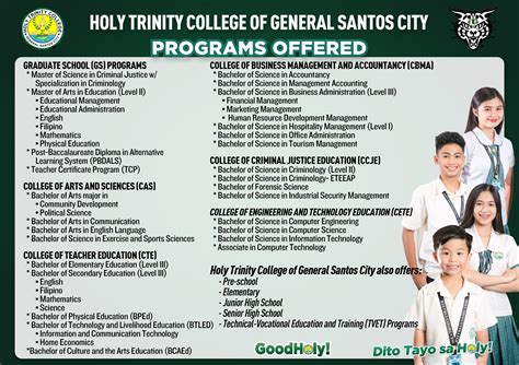 Courses Offered - Holy Trinity College of General Santos City