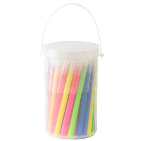 50 Piece Set of Fine Line Markers with Storage Tub, Assorted Colors ...