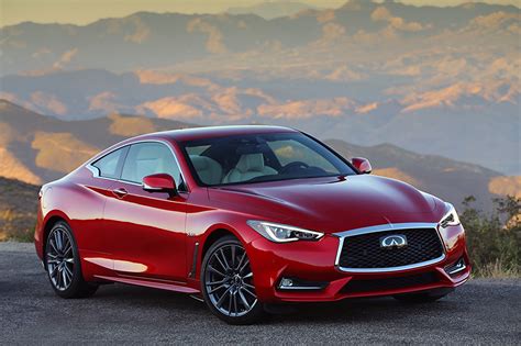 Wallpaper Infiniti 2017 Q60 Red Sport 400 AWD Wine color Cars