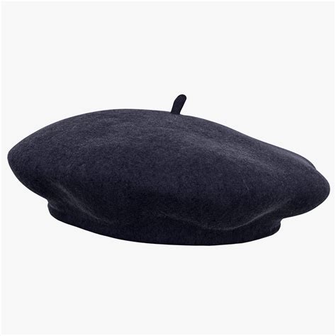 french hat beret 3d model