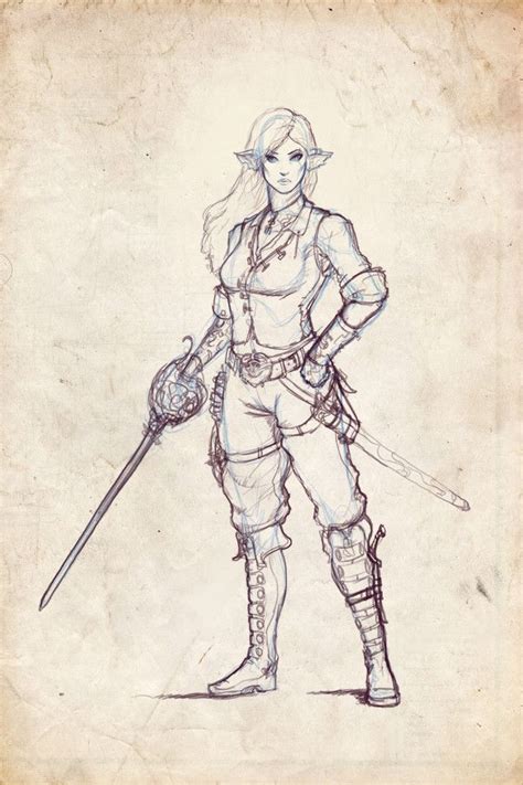 ArtStation - Dungeons & Dragons Character Sketch Dump, Stephen Nickel | Dungeons and dragons ...