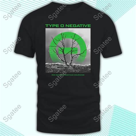 Type O Negative Merch Red Water T-Shirt - Sgatee