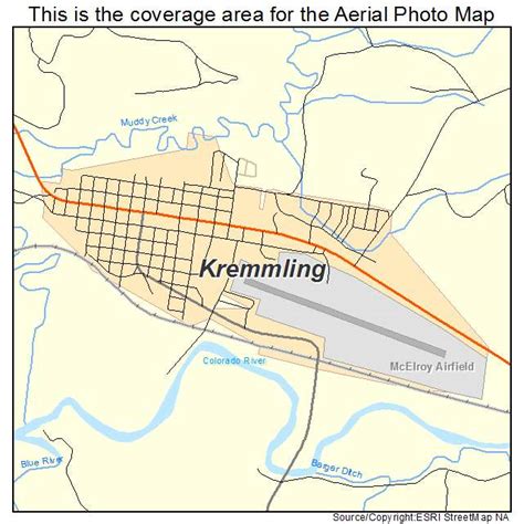 Aerial Photography Map of Kremmling, CO Colorado