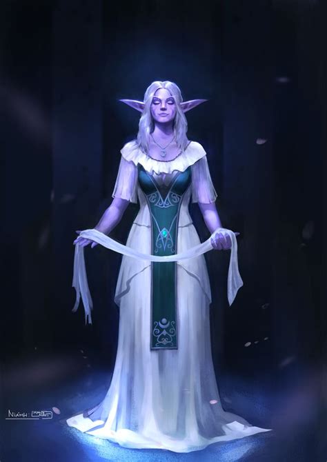 (A) Priestess of Elune, by me : wow | World of warcraft characters ...