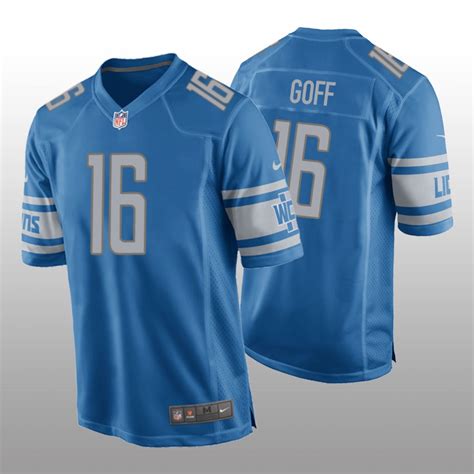 Detroit Lions Jared Goff Blue Jersey Game – Men’s – KatinatSports Store