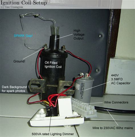 Loneoceans.com - Ignition Coil High Voltage Experiments