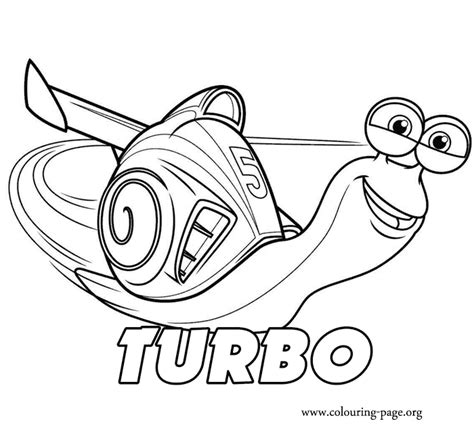 Turbo - Turbo coloring page