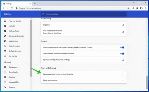 How to reset google chrome settings to default - jolodownloads