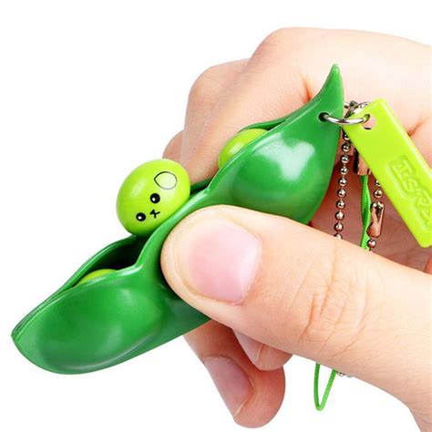 Edamame Popping Keychain / Fidget Toy | The Green Head