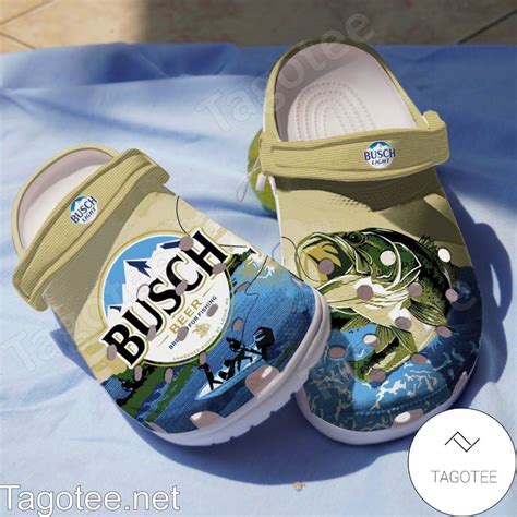 Busch Light Beer Fishing Crocs Clogs - Tagotee