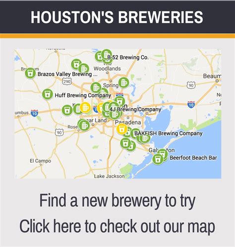 Houston Breweries & Brewpubs Map ⋆ Houston Beer Guide