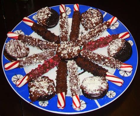 Chocolate Covered Peppermint Sticks | AllFreeHolidayCrafts.com