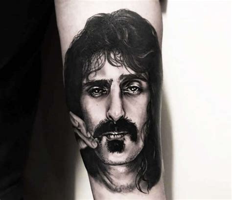 Frank Zappa tattoo by Kristian Kimonides | Photo 23458