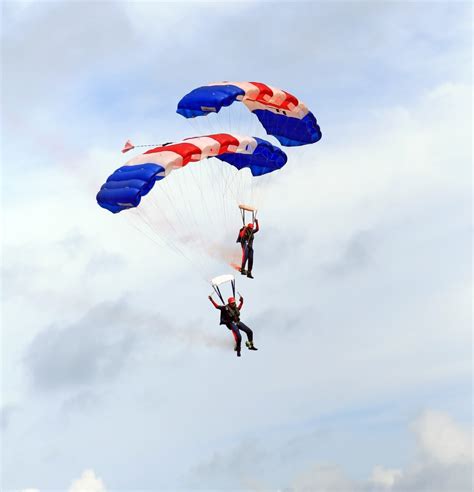 Free Images : wing, group, sky, jump, military, flight, extreme sport, parachute, sports ...