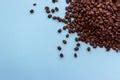 Free Stock Photo 13098 Dark roasted coffee bean frame with copy space ...