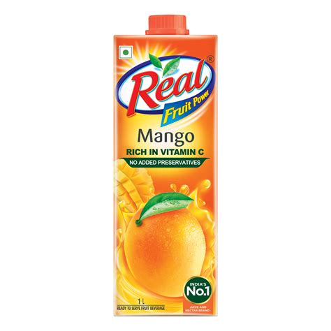 Buy Real Mango Fruit Juice -1L | Rich in C | No Added Preservatives, No ...