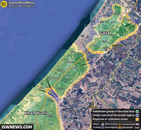 Latest Field Reports From Gaza; Israeli Army Advances In Center Of Gaza Strip (Map) - Islamic ...