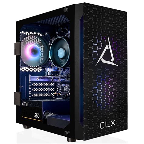 CLX SET Gaming Desktop AMD Ryzen 5 5600G 8GB Memory Radeon Graphics ...