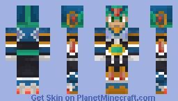 megaman x Minecraft Skin