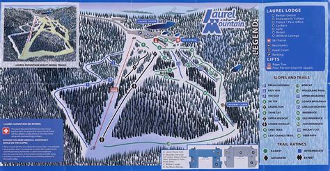 Laurel Mountain Ski Area Trail Map