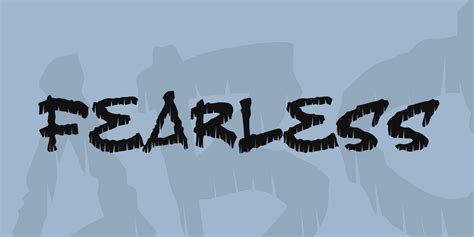 Download Fearless font | fontsme.com