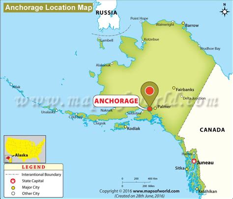 Where is Anchorage Located in Alaska, USA