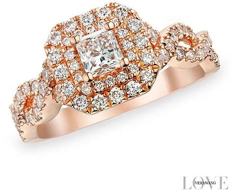 Vera Wang 18ct Rose Gold 95pt Diamond Ring - ShopStyle | Diamond ring, Vera wang, Rings