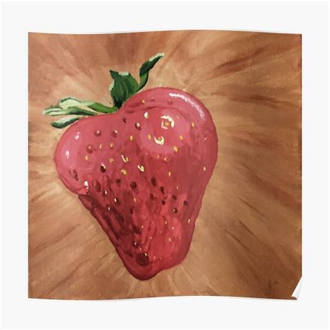 "Strawberry" Poster for Sale by Drewsephj | Redbubble