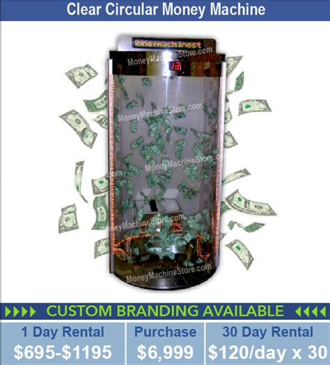 Money Machine Cash Cube - National Rentals and Sales