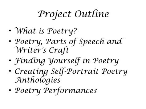 Poetry Project