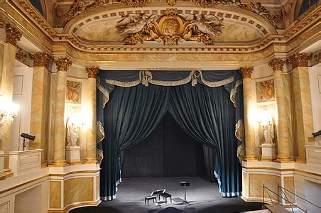 Royalty-Free photo: Brown theater curtain | PickPik