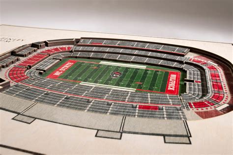 NC State Wolfpack | 3D Stadium View | Carter Finley Stadium | Wall Art – Fandoms